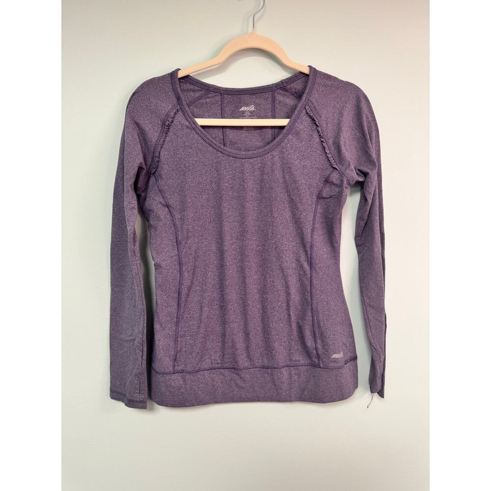 EUC! Avia Long Sleeve Training Top - Medium - Heathered Purple